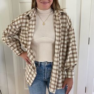 nasty gal oversized flannel